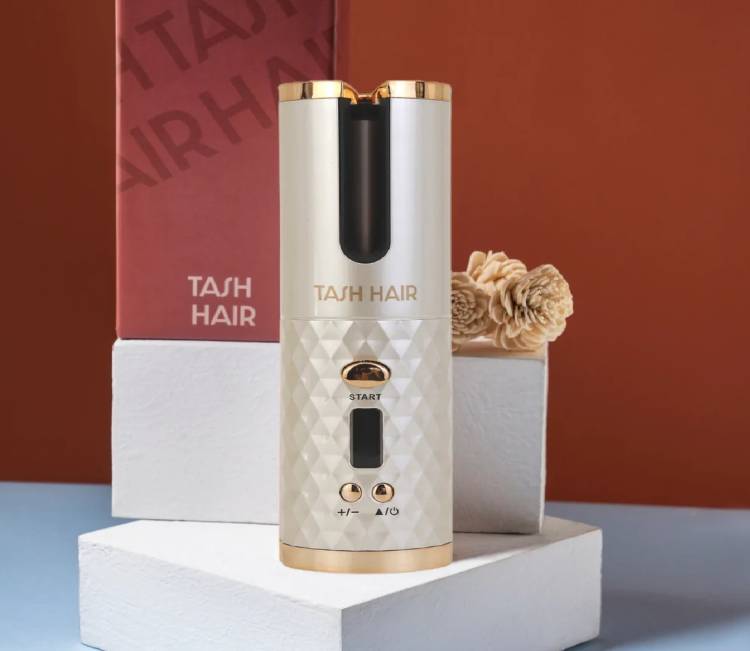 Tash Hair Automatic Wireless Hair Curler for Women (Champagne Dust) Cordless Electric Hair Curler Price in India