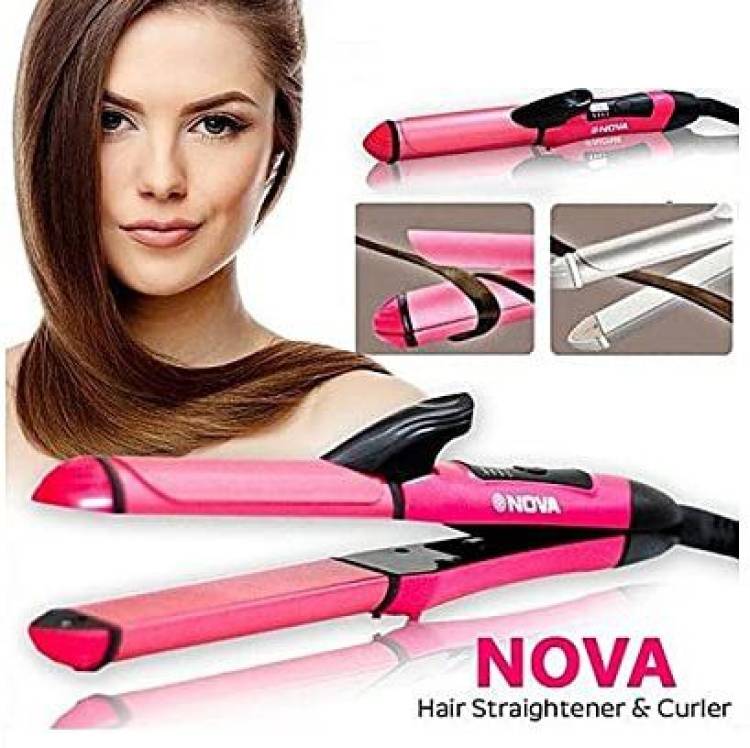 feelis 2 in 1 Hair Straightener And Curler Hair Straightening Machine Electric Hair Curler Price in India