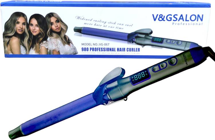 VNG Professional Curling Machine Hair Rod|Curling Iron Tong 4 Women|CeramicWand67.f Electric Hair Curler Price in India