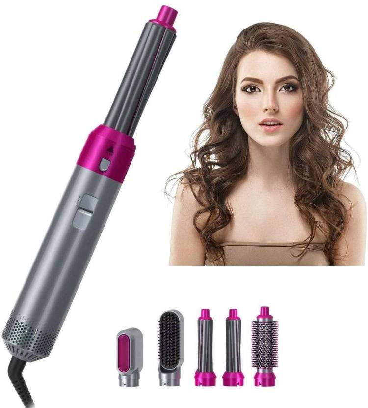 sheladiya Electric Professional 5 in 1 Hair Dryer - Hair Volumizer Curler Straightener Electric Hair Curler Price in India