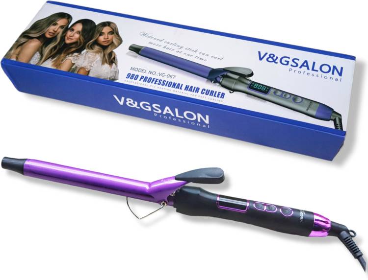 VNG Professional Curling Machine Hair Rod|Curling Iron Tong for Women Ceramic Wand.d Electric Hair Curler Price in India