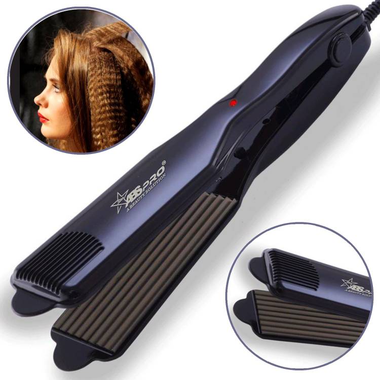 Abs Pro Professional Micro Plate Hair 4 X Protection Coating Plate Hair Crimper Electric Hair Styler Price in India
