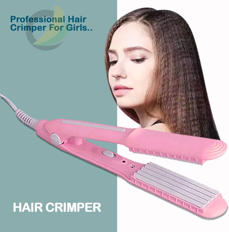 MARSELITE Professional Hair Crimper Machine Beveled edge for Crimping Hair For Girls Electric Hair Styler Price in India