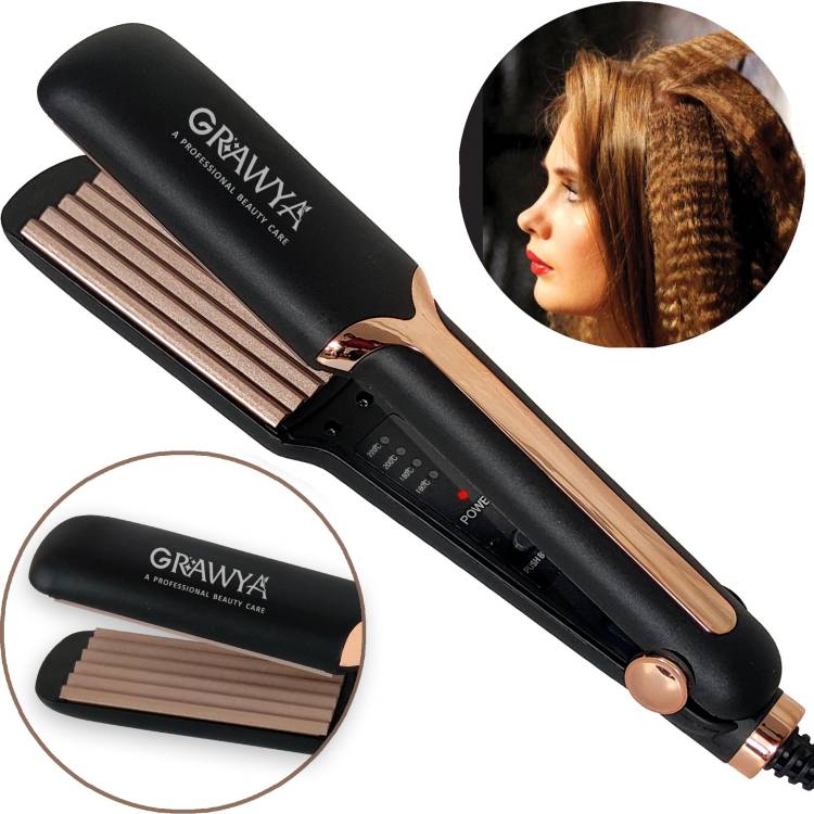 Grawya Professional Hair Crimper With 4 X Protection Gold Coating Neo Tress Women Electric Hair Styler Price in India