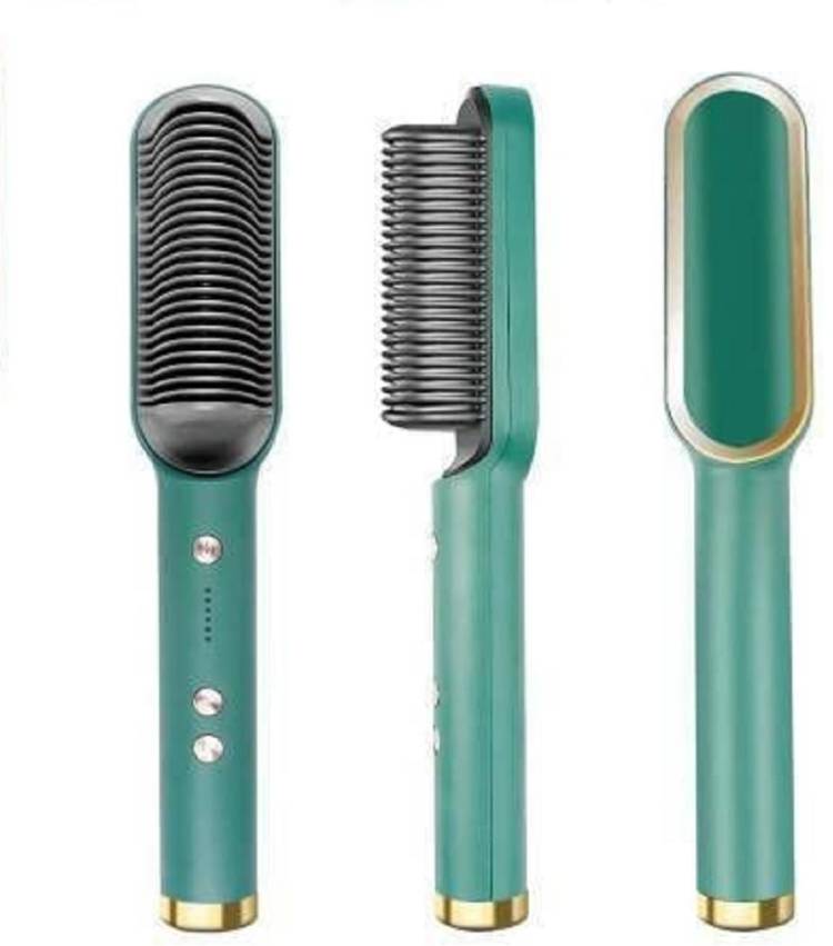 MADSWAS Hair Straightening Iron Built with Comb, Fast Heating & 5 Temp Settings Electric Hair Styler Price in India