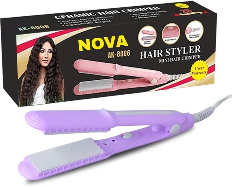 VOGER (NOVA) AT-8006D Mini Hair Crimper With 4 X Protection Coating Electric Hair Styler Price in India