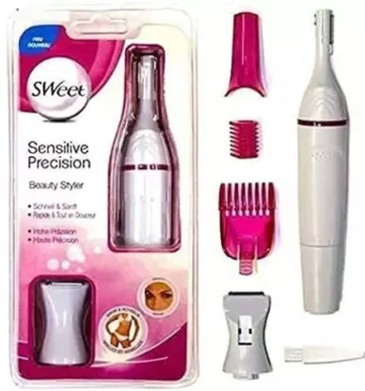 ALORNOR Hair Remover Cordless for Women (Pink) Trimmer 30 min Runtime 4 Length Settings Cordless Epilator Price in India