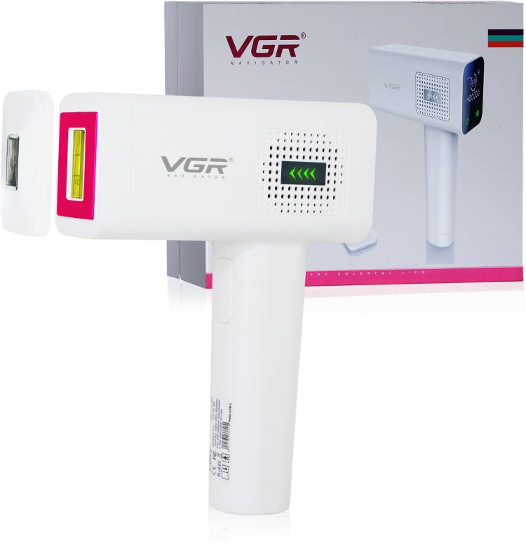 VGR V-717 Professional Hair Removal Device with 400000 Flashes & Ice-Cool Technology Corded Epilator Price in India