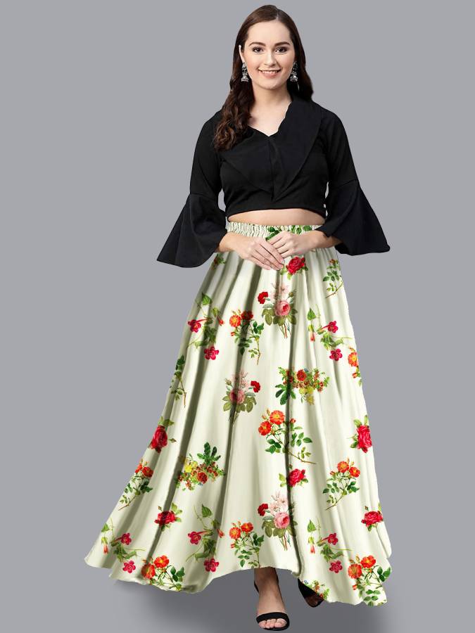 Printed Stitched Lehenga Skirt Price in India