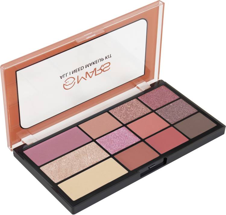 MARS 9 Color Eyeshadow With Highlighter Blusher and Bronzer All I Need Makeup Kit 21.5 g Price in India