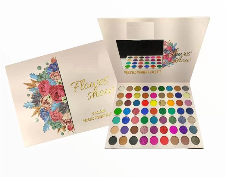 teayason Swiss Edtion 63 Colors Matte, Shimmery & Glittery Highly Pigmented Pressed Powder Hated with Love Beauty EyeShadow Eye Shadow Palette Red 70 g Price in India