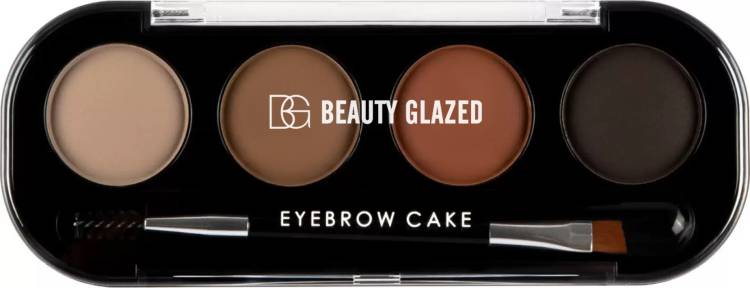 Beauty Glazed Instant Eyebrow Powder Cake Palette With Brush 8 g Price in India
