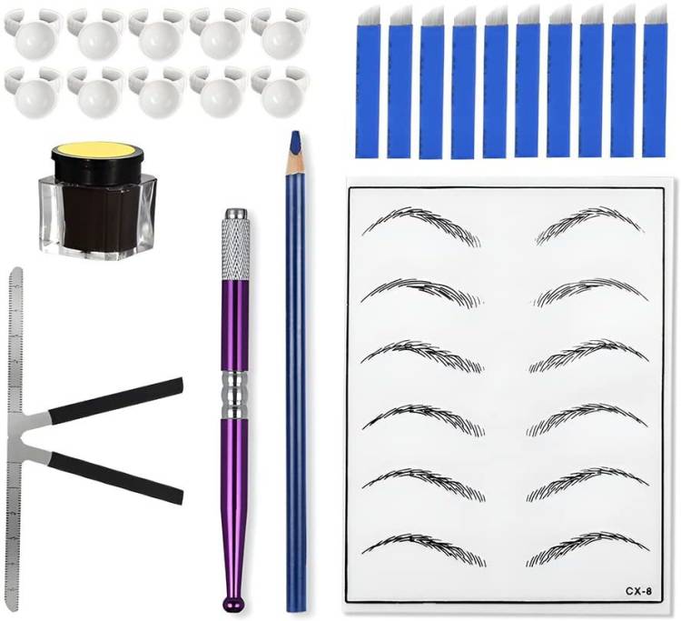 maycreate Microblading Eyebrow Pen Needle Microblading Eyebrow PenKit Eyebrow Thread Price in India