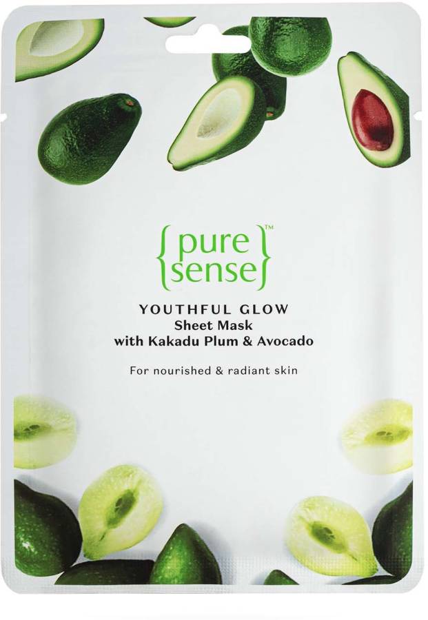 PureSense Anti Ageing Sheet Mask with Avocado & Kakadu Plum for Deeply Hydrated Skin Price in India
