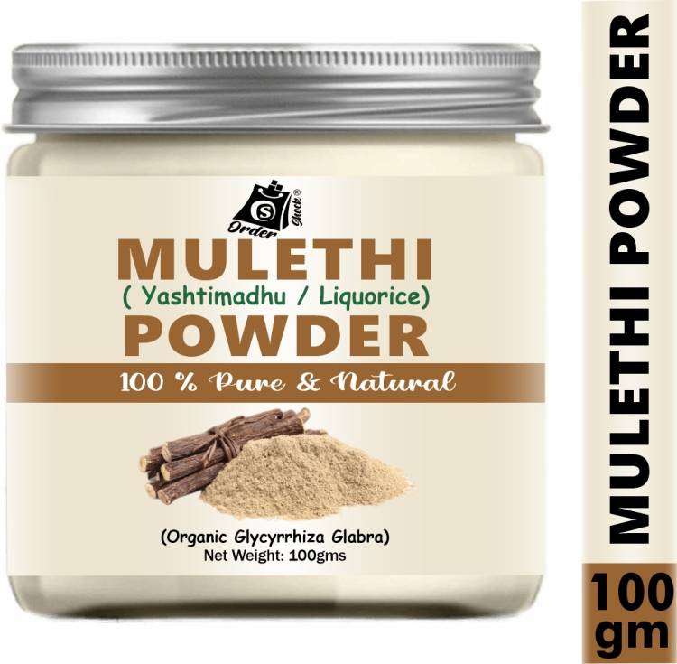 Ordershock Mulethi Powder 100g Organic Licorice Root Powder Natural Sweetness Price in India