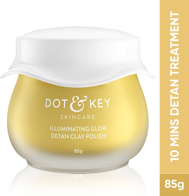 Dot & Key Green Tea & Sandalwood tan removal face mask for glowing skin, oily and dry skin Price in India