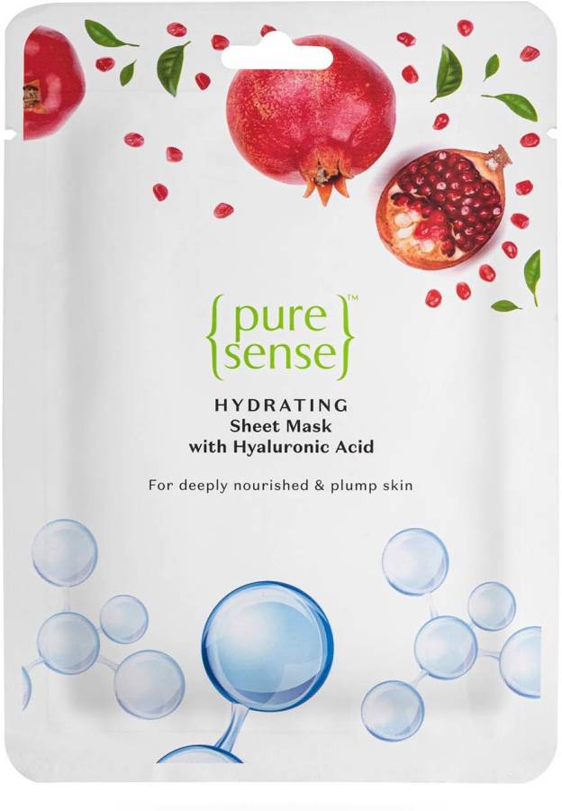 PureSense Hydrating Sheet Mask with Hyaluronic Acid Nourished & Deeply Hydrated Skin Price in India