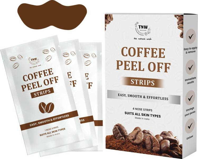 TNW - The Natural Wash Coffee Peel Off Strips for Blackheads and Whiteheads | With Coffee Price in India
