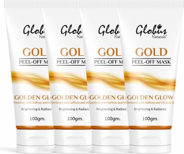 GLOBUS NATURALS Gold Peel Off Mask Enriched with Vitamin-E, For Golden Glow & Radiance Price in India
