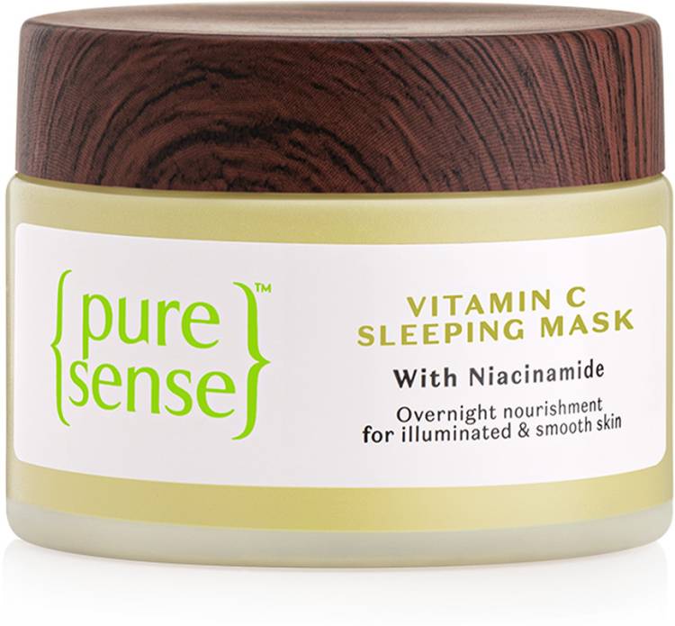 PureSense Vitamin C Sleeping Mask with Niacinamide & Hyaluronic Acid Face Moisturizer Price in India