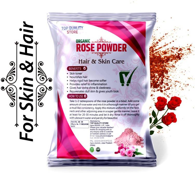Top Quality Store Herbal Rose Petal Powder for Skin and hair Price in India