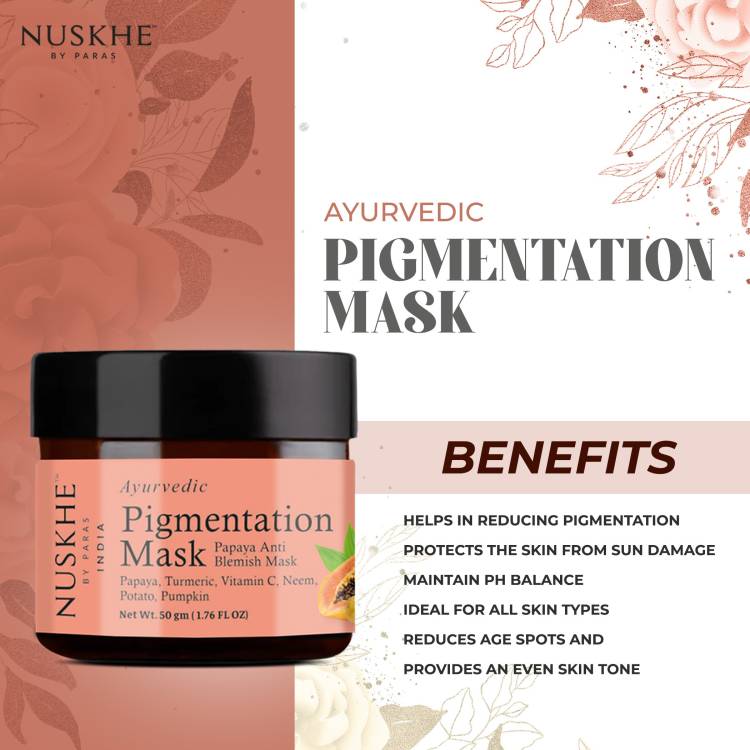 Nuskhe By Paras Ayurvedic Pigmentation Mask for Men and Women Price in India