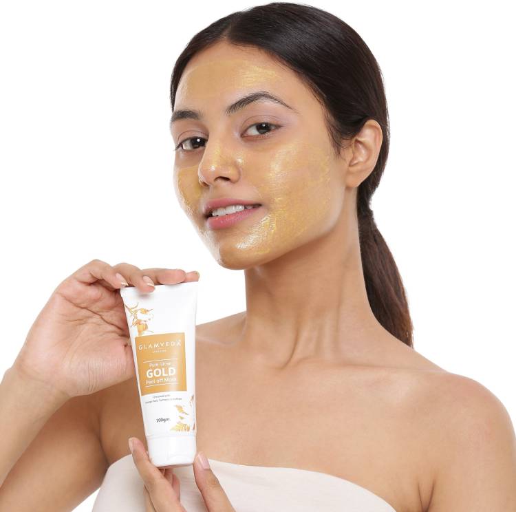 GLAMVEDA Pure Glow Anti Pollution With Gold Peel Off Mask | 100 gm Price in India