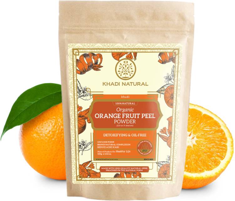 KHADI NATURAL Orange Fruit Peel Organic Powder Price in India