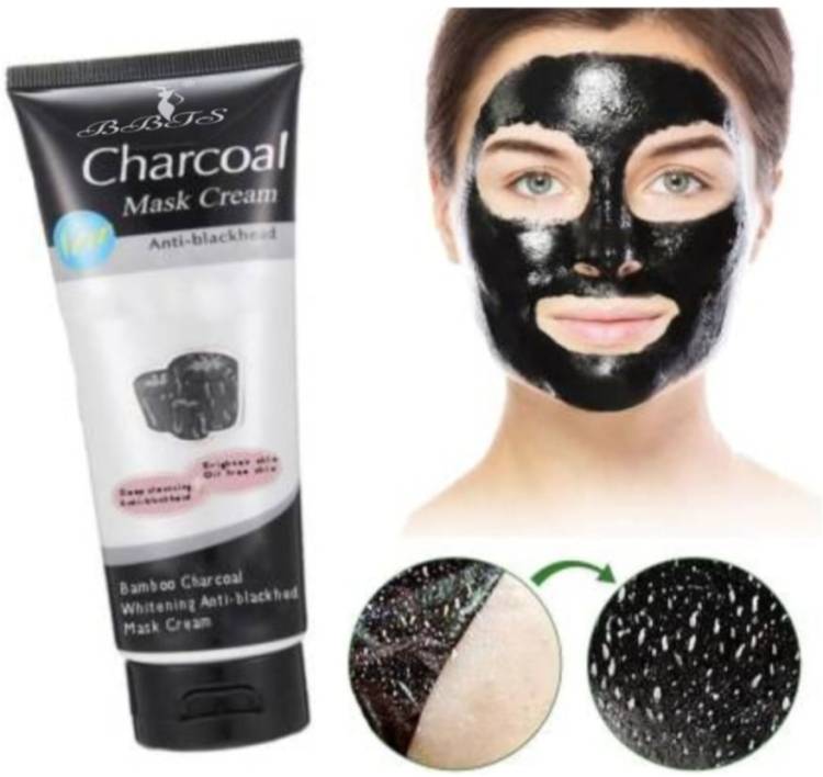 bbts NEW CHARCOAL MASK CREAM WITH ACTIVATED CHARCOAL Price in India