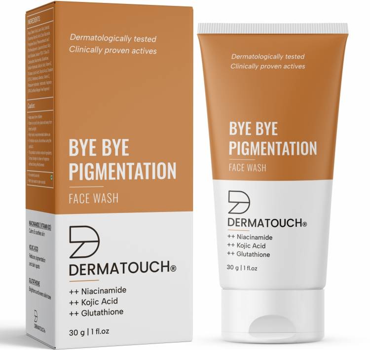 Dermatouch Bye Bye Pigmentation  Niacinamide, Kojic Acid, & Glutathione Face Wash Price in India