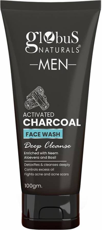 Globus Anti Pollution & Anti Acne Charcoal Men Face Wash Price in India