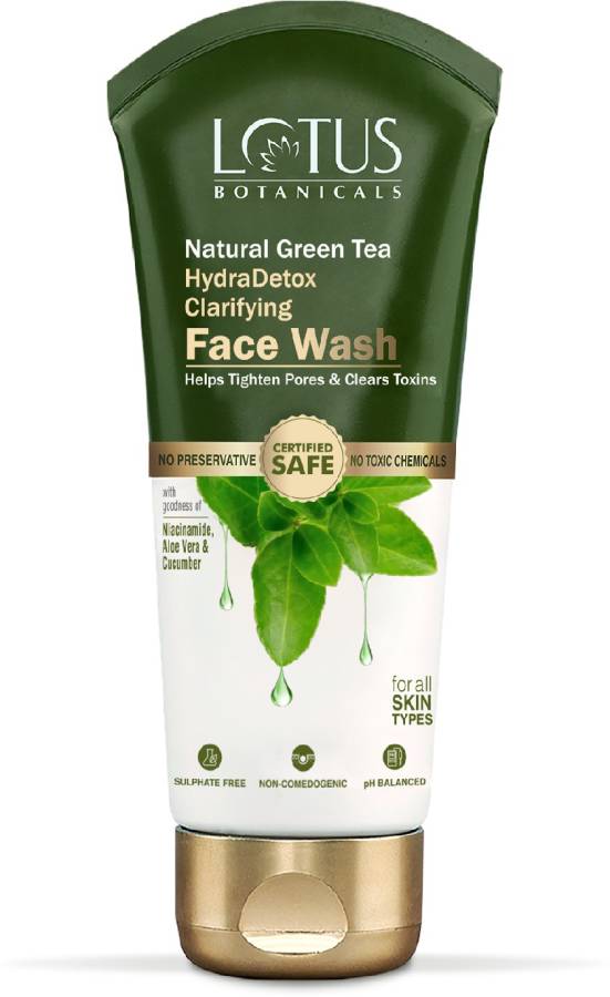 Lotus Botanicals Natural Green Tea HydraDetox Clarifying , Fights Acne and Pimples Face Wash Price in India