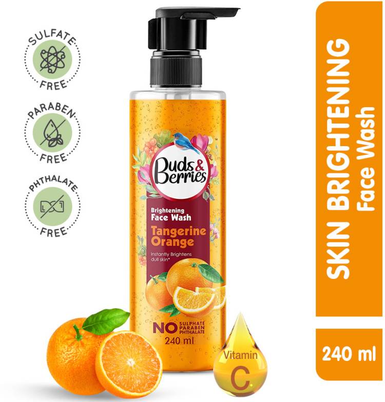 Buds & Berries Tangerine Orange & Vitamin C Brightening  Face Wash Price in India
