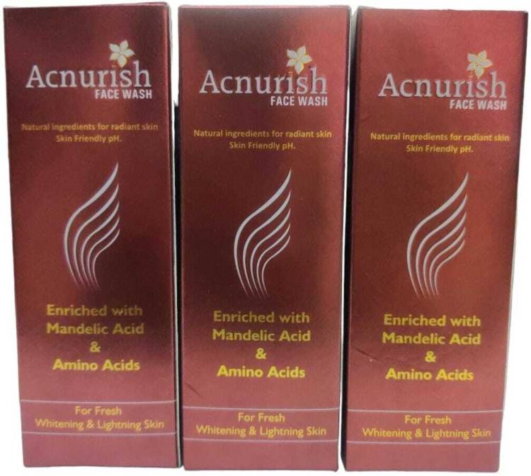 ACNURISH FACE WASH (PACK OF 2*- 75ML)225ML Face Wash Price in India
