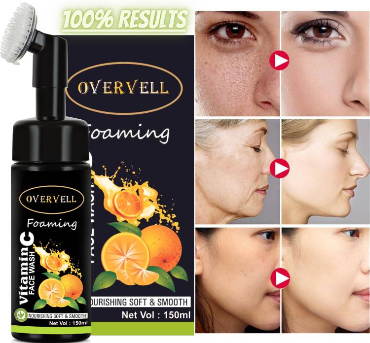 overvell Vitamin C Daily Glow Cleansing Face wash ( 150 ML ) Face Wash Price in India