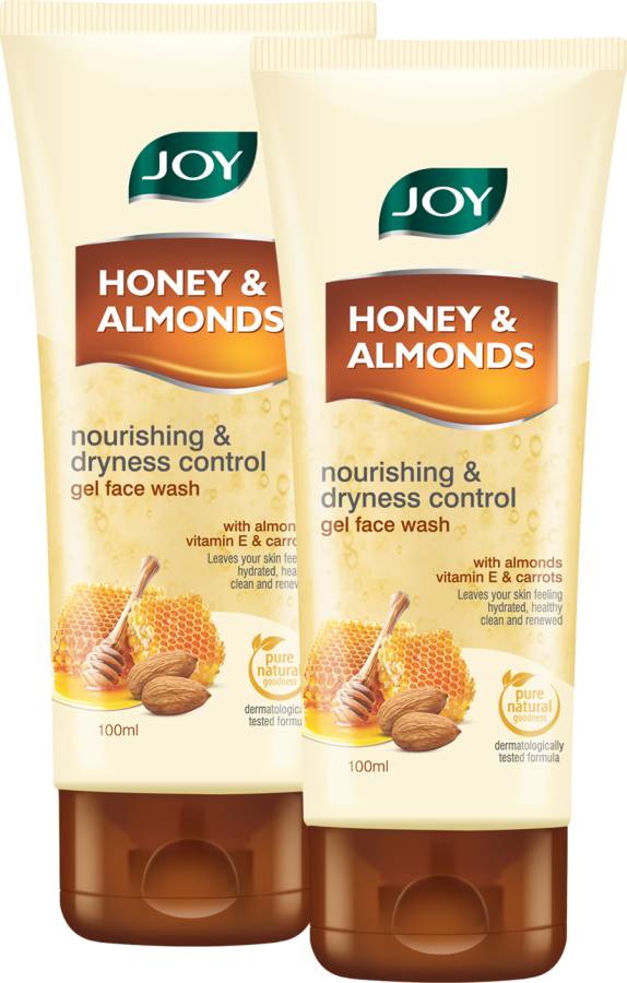 Joy Honey & Almonds Nourishing & Dryness Control Gel  Face Wash Price in India