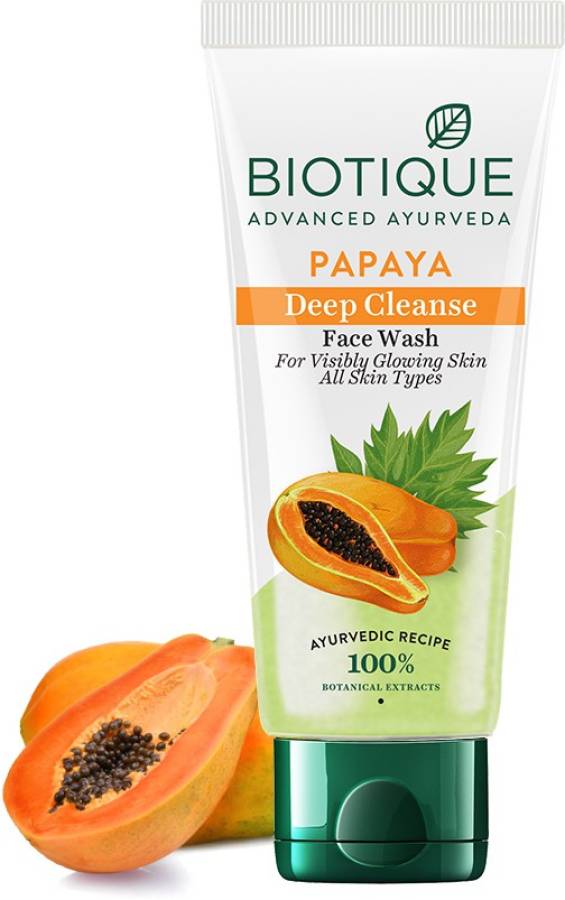 BIOTIQUE Papaya Deep Cleanse  Face Wash Price in India