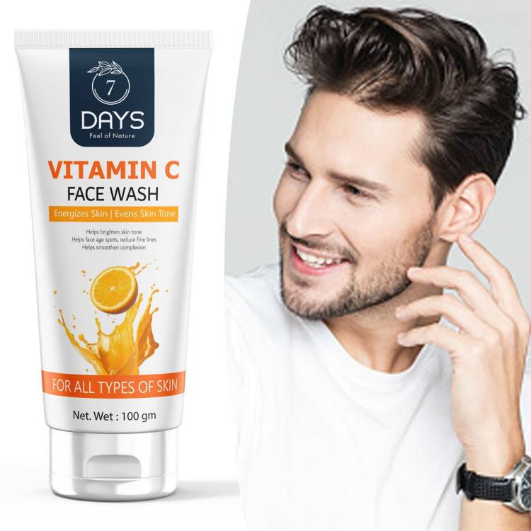 7 Days vitamin c face wash Vitamin C and Turmeric for Skin Illumination -  Remove Dead skin For Natural Glowing Beauty Pigmentation_Acne_Scars_Age Spots_Anti-Wrinkles And Skin Whitening Face Wash Price in India