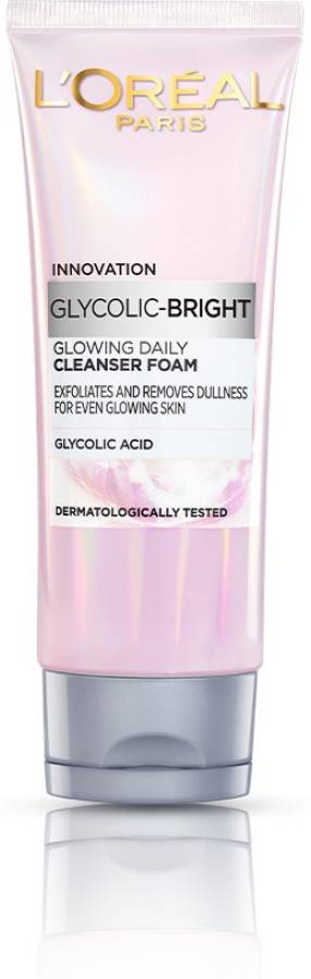 L'Oréal Paris Glycolic Bright Daily Foaming Face Cleanser for Dull skin 50 ml Face Wash Price in India