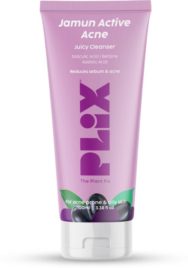 The Plant Fix Plix Salicylic Acid Jamun  Cleanser Gel For Active Acne & Oil Control Face Wash Price in India