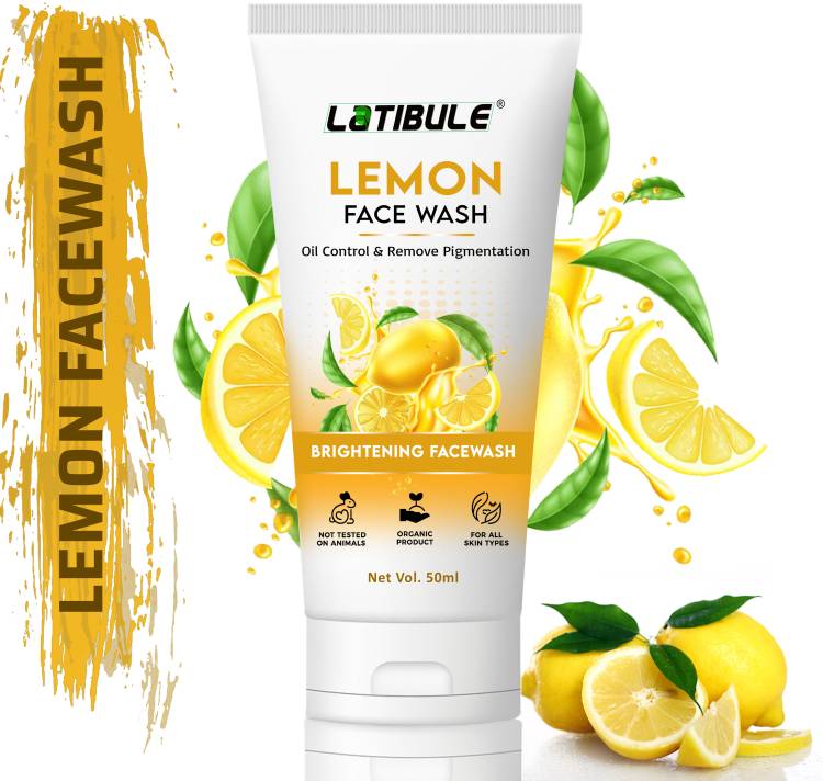 Latibule Lemon Facewash For Skin Brightening & Lightening , Pimple Removing , Anti-Acne facewash Face Wash Price in India