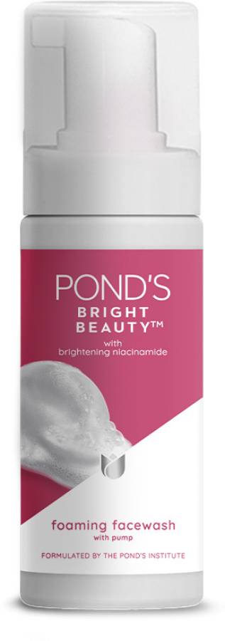 POND's BrightBeauty Foaming Pump Facewash for Glowing Skin,with Brightening Niacinamide Face Wash Price in India