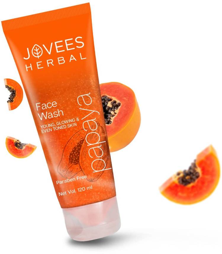 JOVEES Herbal Papaya  For Women/Men | Brightning and Glowing Skin I Removes Pigmentation and Dark Spots | 100% Natural Papaya Fruit Enzymes | For All Skin Types Face Wash Price in India