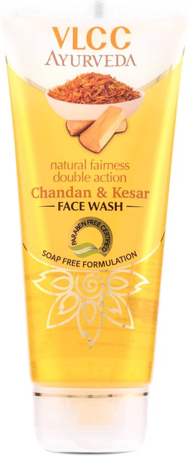 VLCC Ayurveda Natural Fairness Chandan & Kesar  Face Wash Price in India