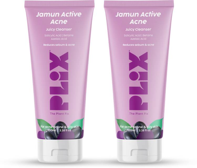 The Plant Fix Plix Salicylic Acid Jamun Cleanser Gel For Active Acne & Oil Control  Face Wash Price in India