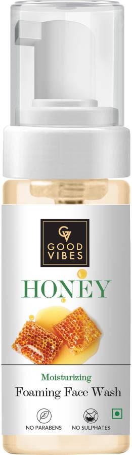 GOOD VIBES Moisturizing Foaming  - Honey Face Wash Price in India