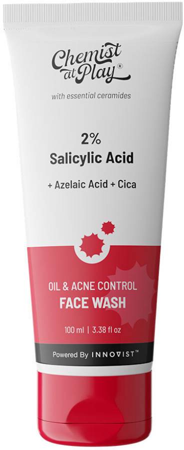 Chemist at Play Oil & Acne Control  - Removes Blackheads & Pimples | 2% Salicylic Acid Face Wash Price in India
