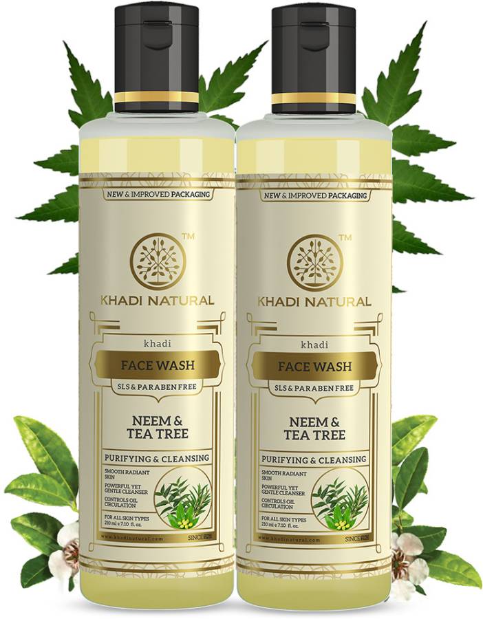 KHADI NATURAL Neem & Tea Tree  Face Wash Price in India