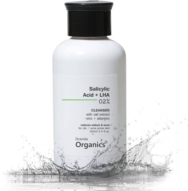 Dravida Organics 2% Salicylic Acid Face wash For Oily Skin - Oil Control & Anti Acne For Men & Women  (100 ml) Face Wash Price in India