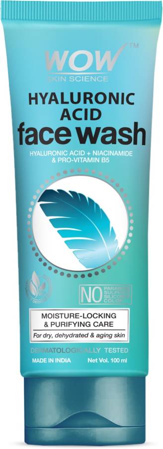 WOW SKIN SCIENCE Hyaluronic Acid  Gel - Dry Skin & Intense Face Cleansing Face Wash Price in India